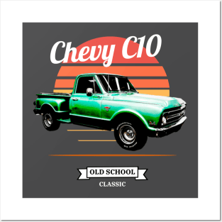 C10 CHEVY PICKUP T-SHIRT Posters and Art